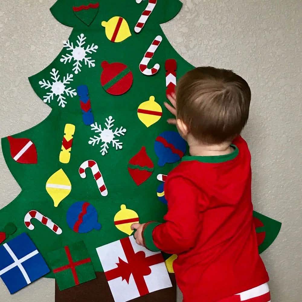 Kids Decorative DIY Felt Christmas Tree