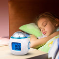 Kids Music Star Sky LED Projection Lamp Digital Alarm Clock