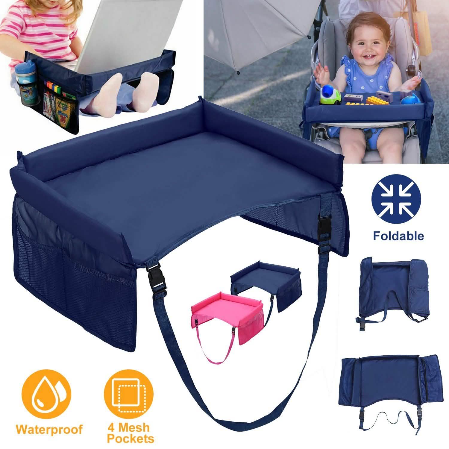 Kids Safety Travel Tray Waterproof Car Seat