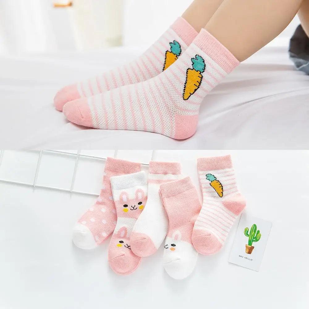 Kids Socks Summer Cotton Cartoon Animal Kids Socks Girls Cute Newborn Boy Toddler Children Socks Girl Boys Trainer Socks Toddlers Infant Socks Warm and Cute Socks Cotton Stretch Crew Baby Socks