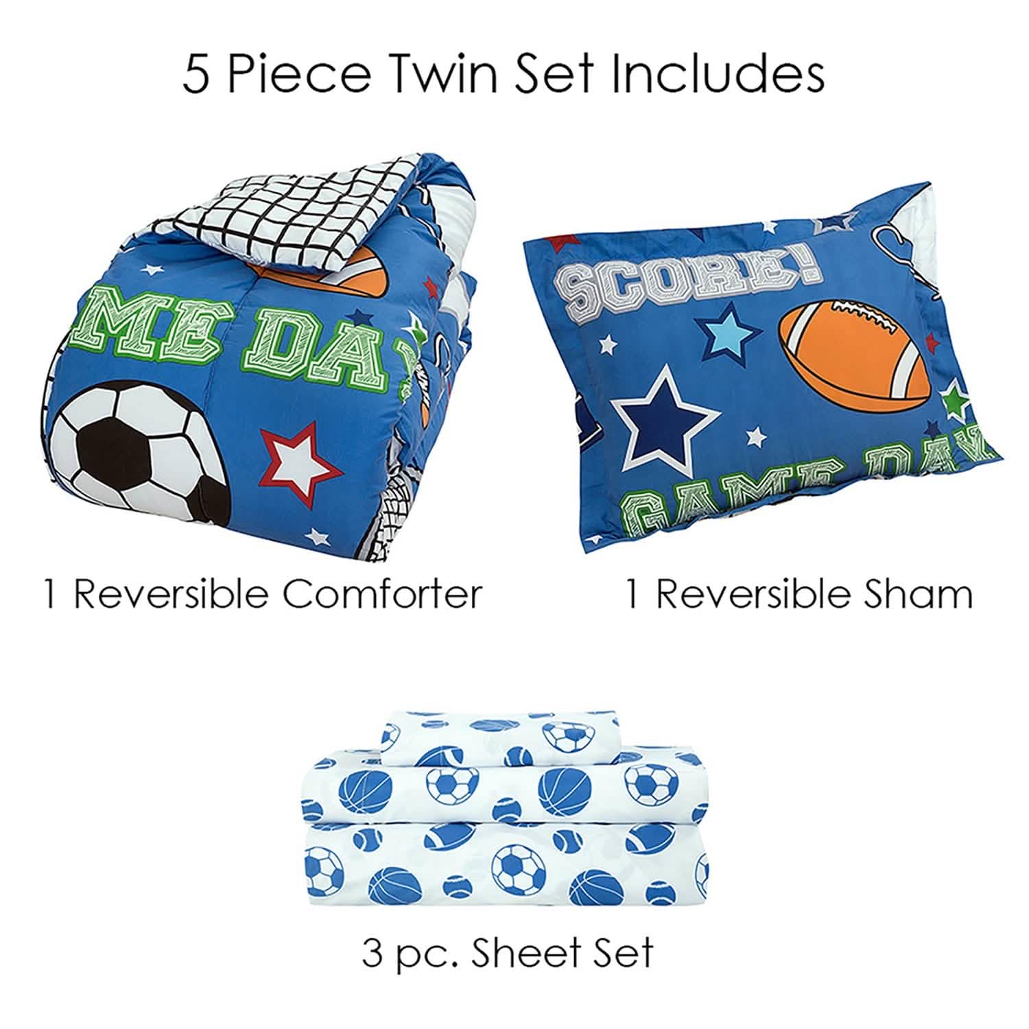 Kidz Mix Game Day Bed in a Bag