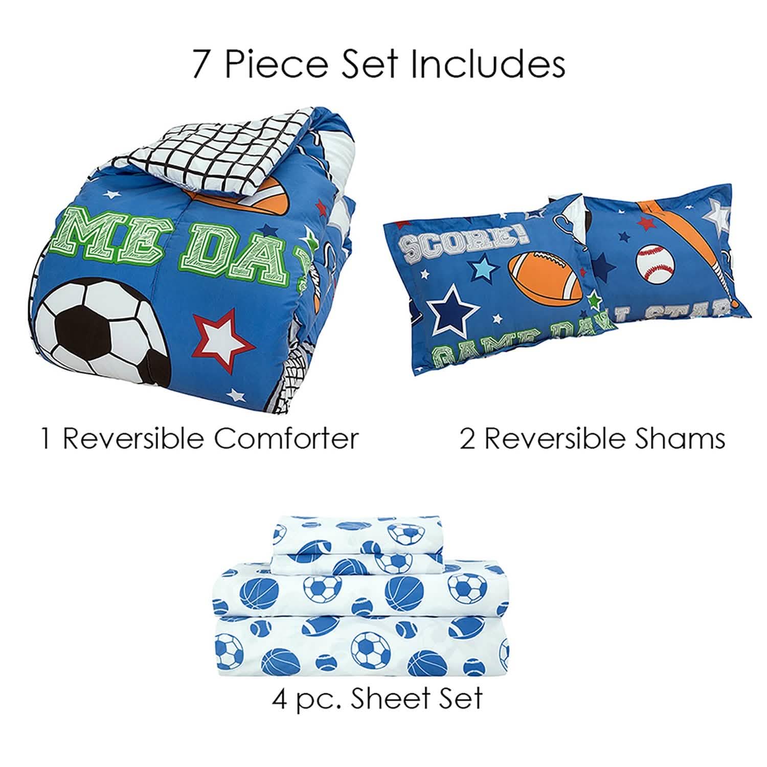 Kidz Mix Game Day Bed in a Bag
