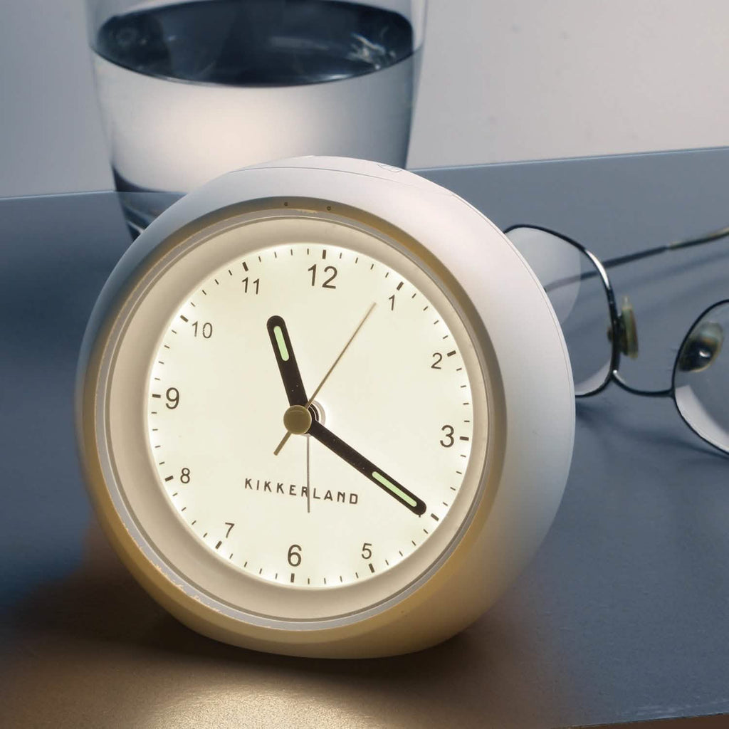 Kikkerland Design Lighted Sleep Clock - Pulsing Night Light Promotes Focused Relaxation
