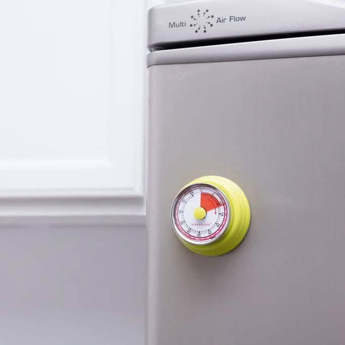 Kikkerland Magnetic Kitchen Green Timer