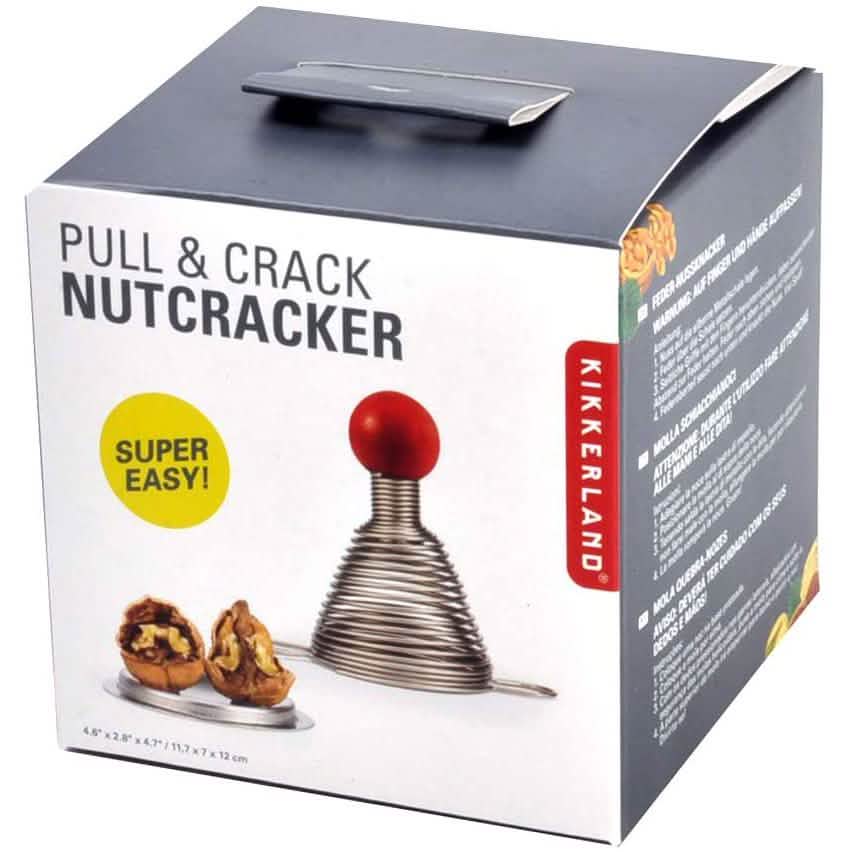 Kikkerland Super Easy Pull & Crack Nut Cracker