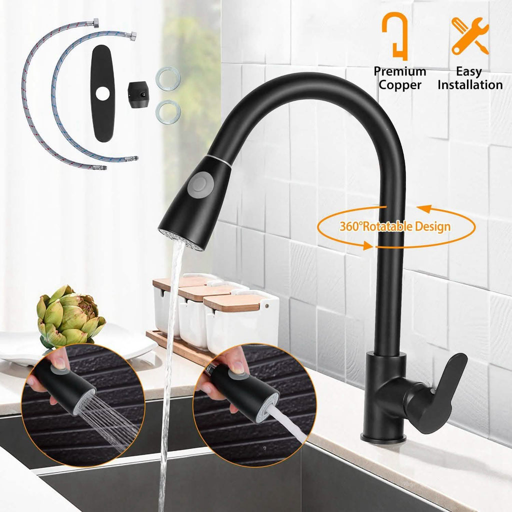 Kitchen Faucet Single Handle with Hot and Cold Control