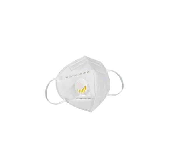 KN95 White Disposable Face Masks with Flow Exhalation Valve