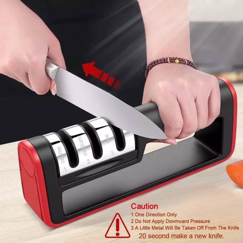 Knife Sharpener Professional Ceramic Tungsten Kitchen Sharpening System Tool