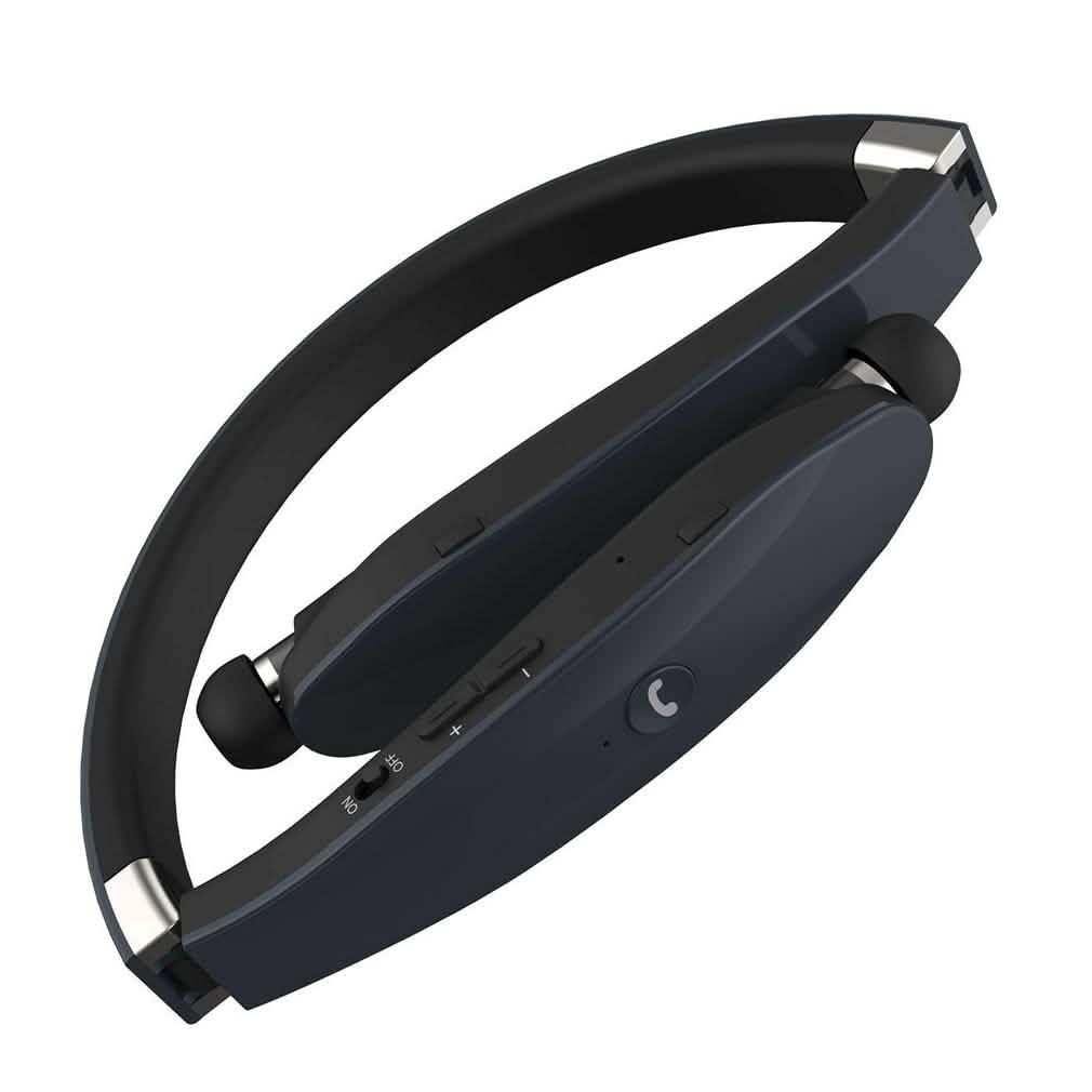 Kocaso Foldable Wireless Neckband Sweatproof Headset