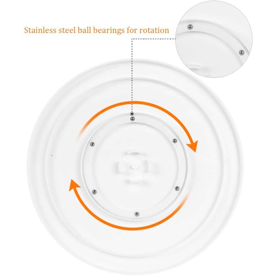 Kootek 11 Inch Rotating Cake Turntable with 2 Icing Spatula and 3 Icing Smoother