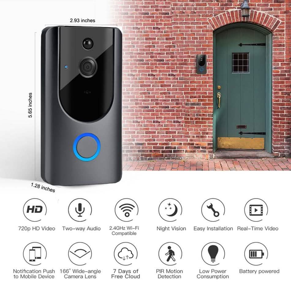 L500 WiFi Smart Wireless Doorbell Camera