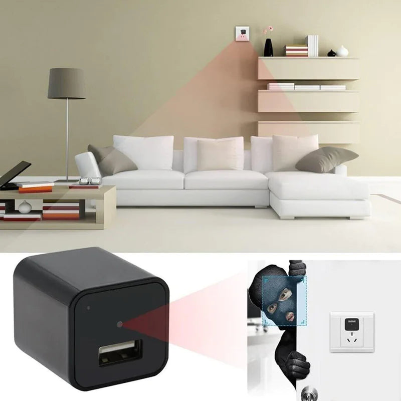 Mini Hidden Camera Home Security Nanny Cam Full HD 1080P DVR Night Vision No Audio