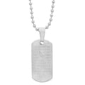 Ladies Stainless Steel Serenity Prayer Pendant