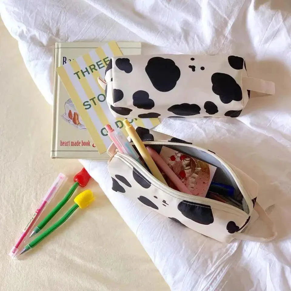 Large Capacity Students Pencil Case High School Office College Pouches For Make Up And Pencils