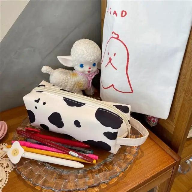 Large Capacity Students Pencil Case High School Office College Pouches For Make Up And Pencils