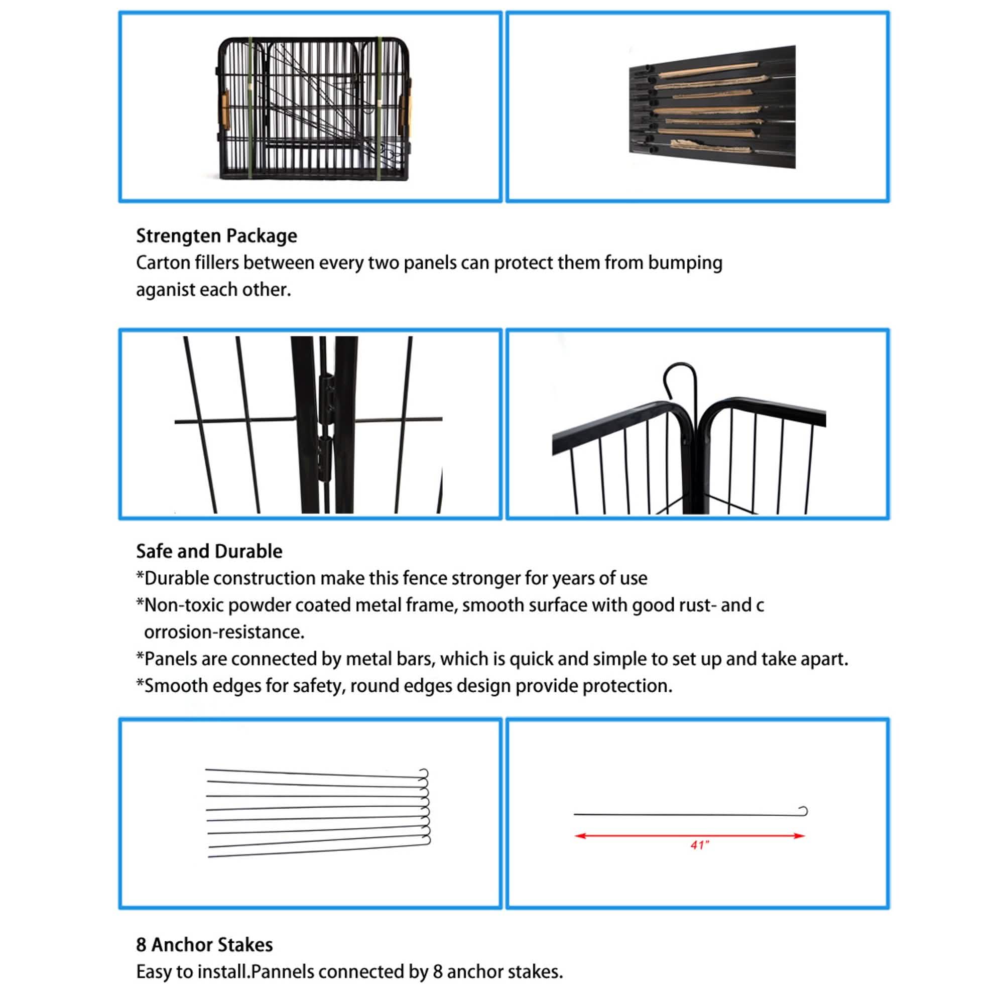 Large Dog Fence Pet Fence