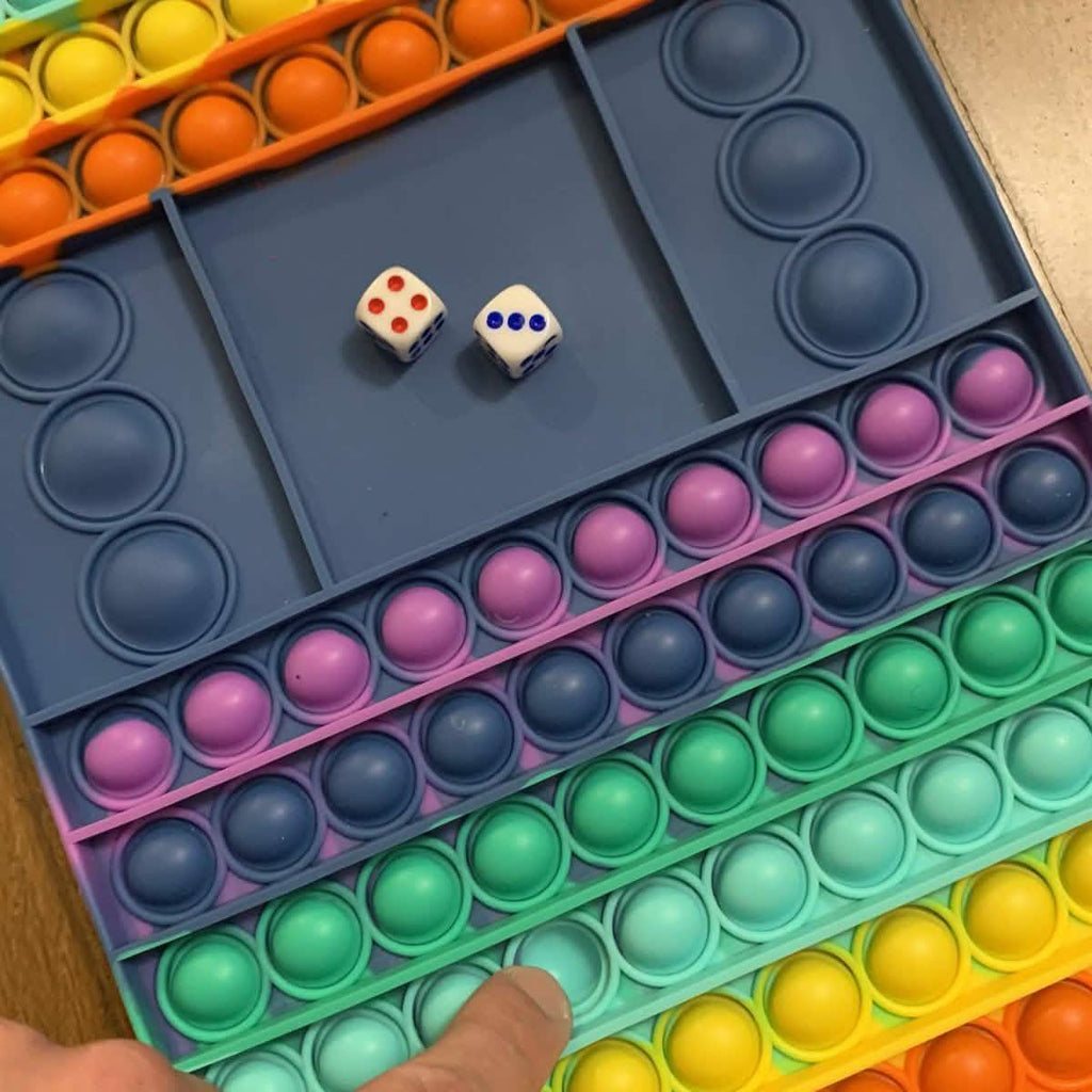 Large Push POP Game and Dice Board