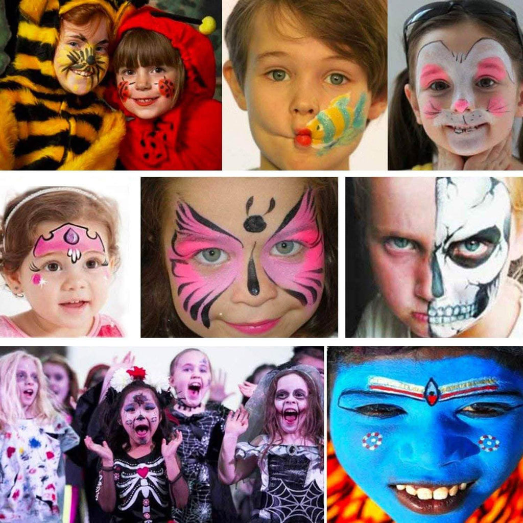 Lasten 12 Colors Face Paint Crayons