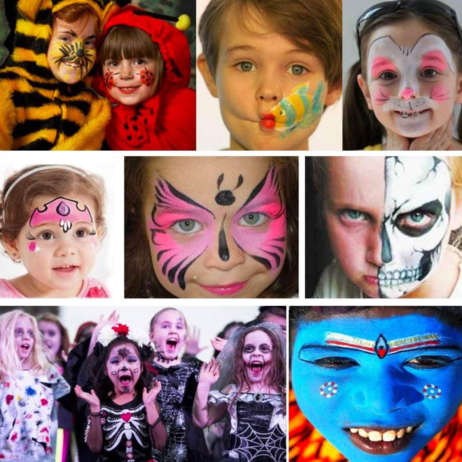 Lasten 12 Colors Face Paint Crayons
