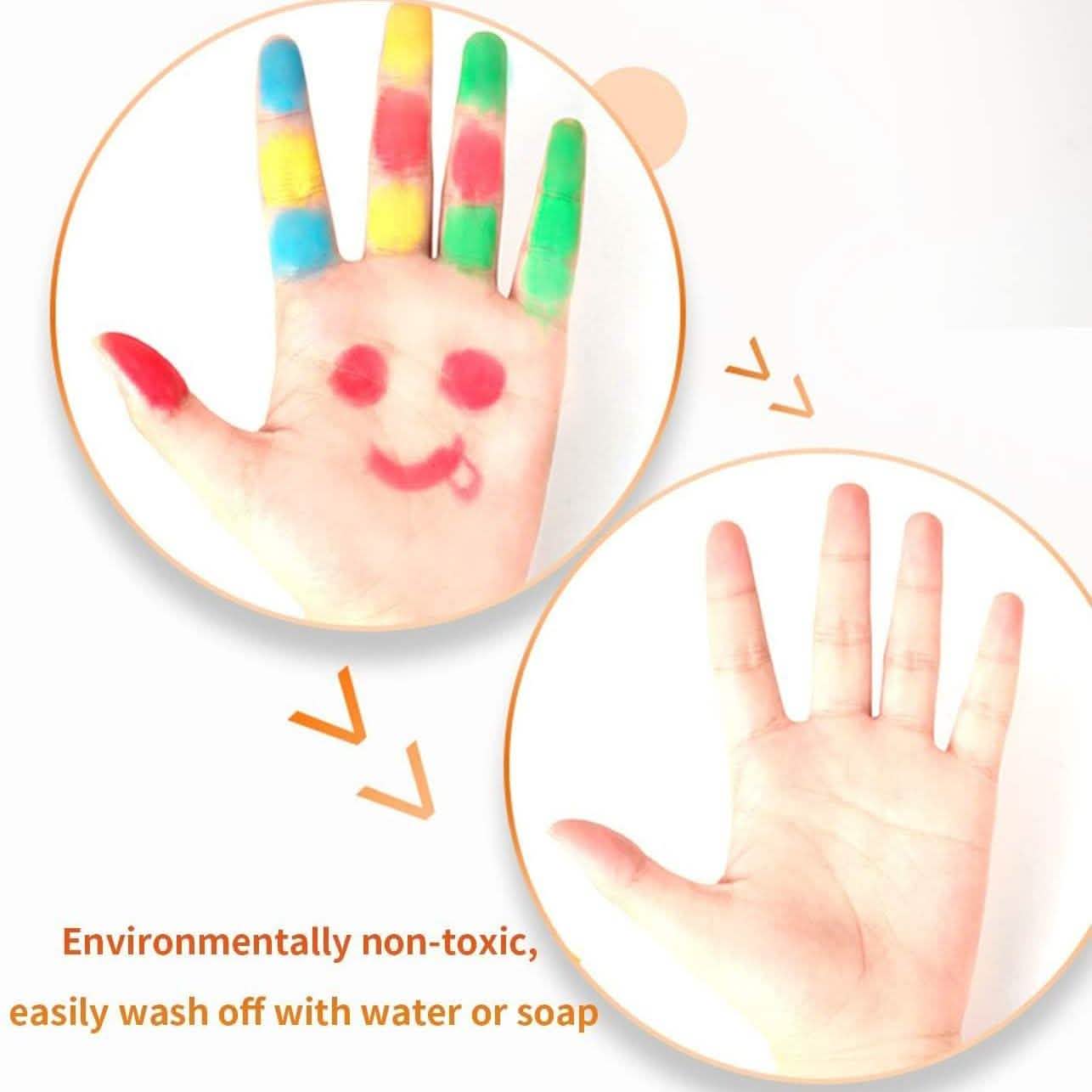 Lasten 12 Colors Face Paint Crayons