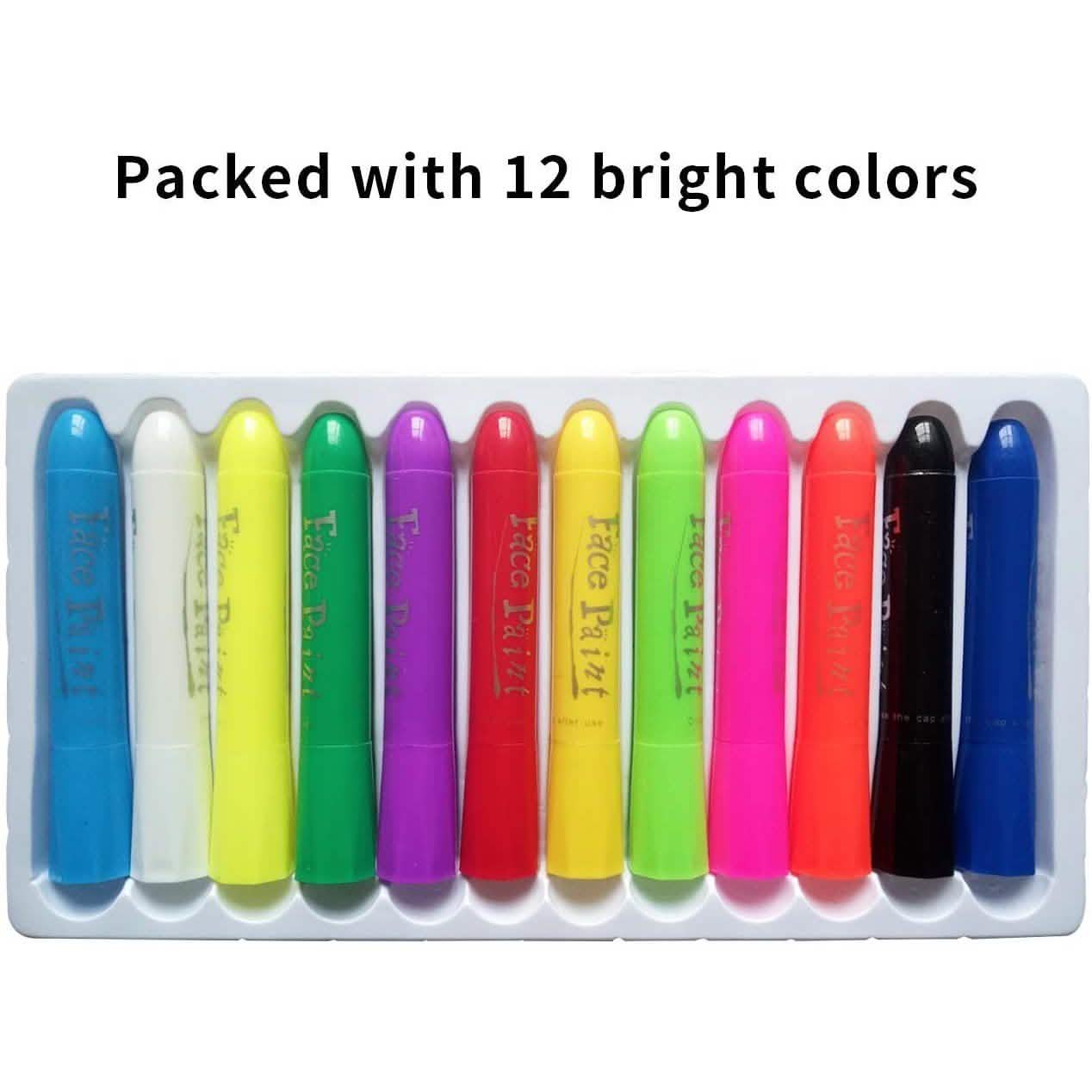 Lasten 12 Colors Face Paint Crayons