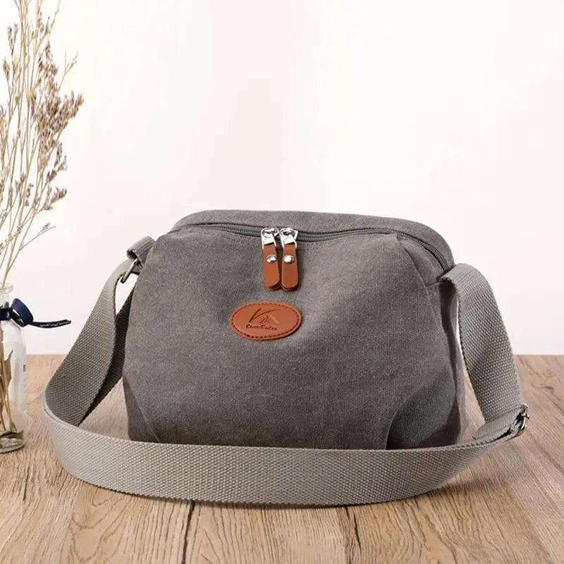 Lavish Style Canvas Crossbody Bag For Women And Girld Travel Bag Lightweighted Casual Shoulder Bag For Females