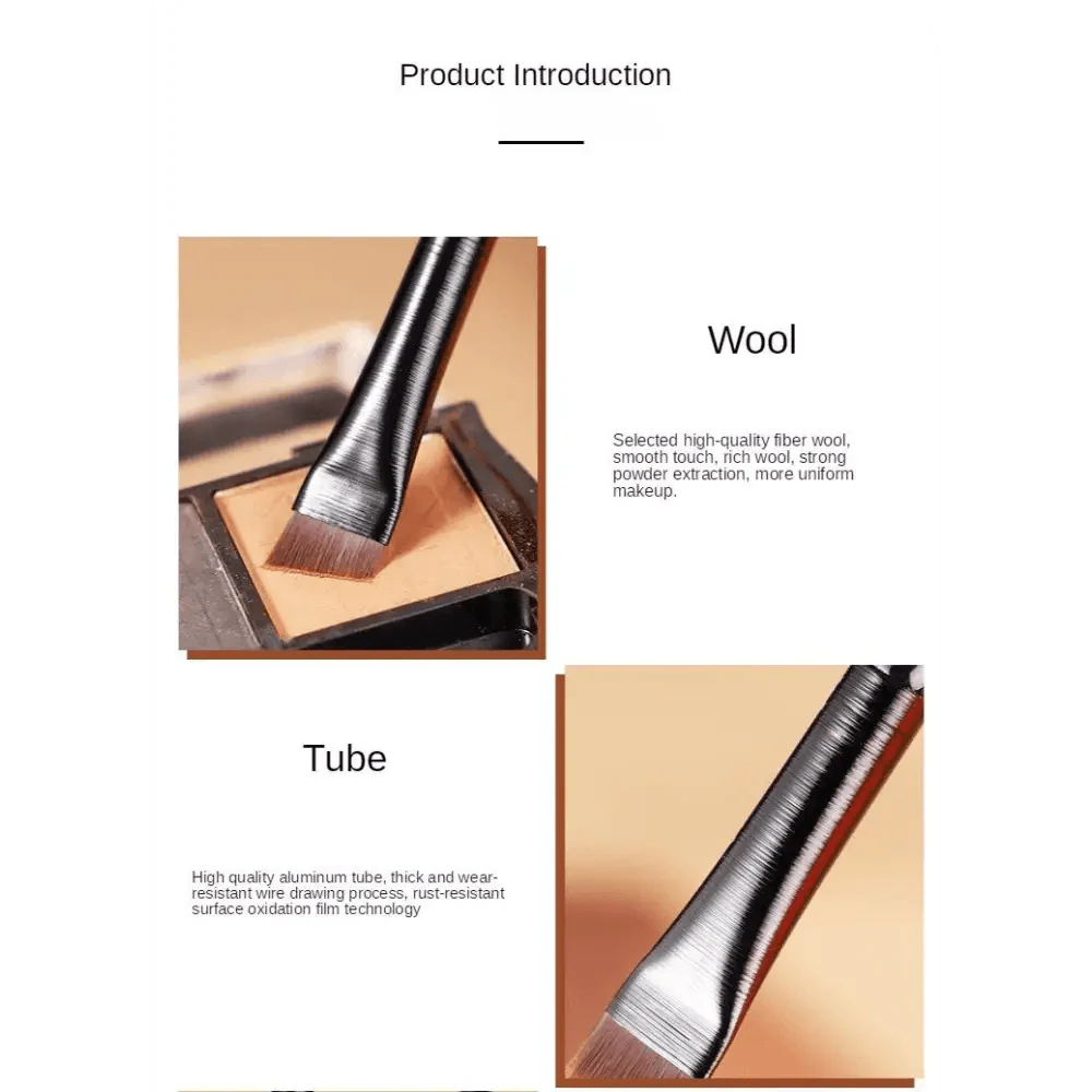 Lavish Style Contour Brush Eyebrow Eyeliner Brush Professional Small Angled Eyebrow Brush High Quality Eye brow liner Brush Makeup Tools