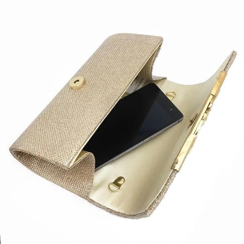 Lavish Style Women's Evening Party Bag Luxury Banquet Glitter Wedding Clutches For Ladies And Girls Gifts