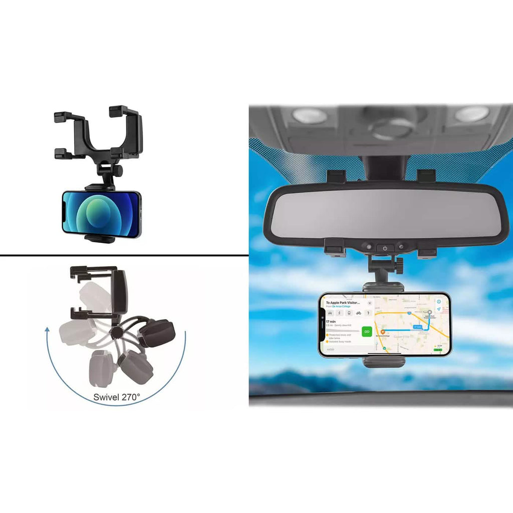 LAX Premium Rear View Mirror Car Mount