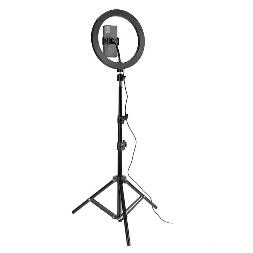 LAX Selfie Ring LED Light Stand with Tripod