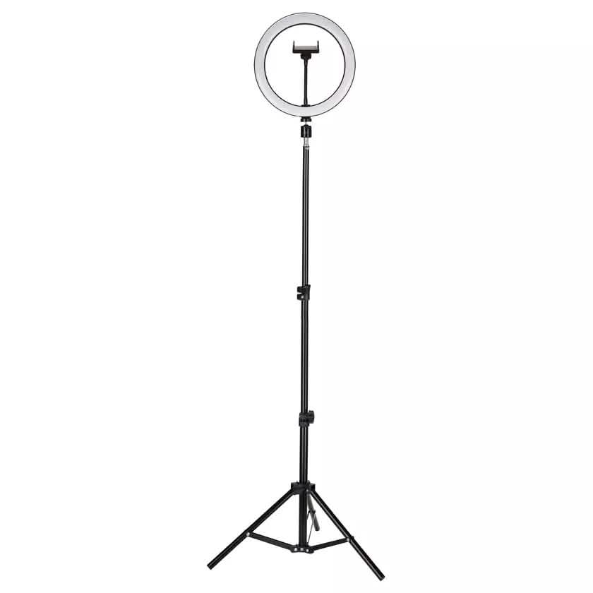 LAX Selfie Ring LED Light Stand with Tripod