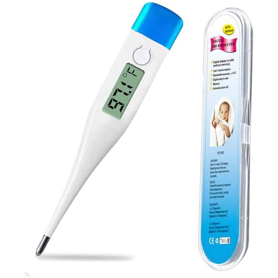 LCD Digital Thermometer Fahrenheit °F High Precision Waterproof Thermometer