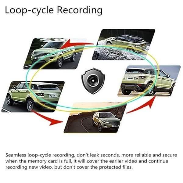 LCD Display Car DVR Recorder Camera