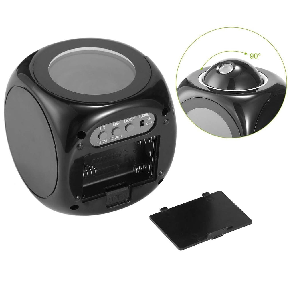 LCD Projection Alarm Clock with Voice Broadcast Function