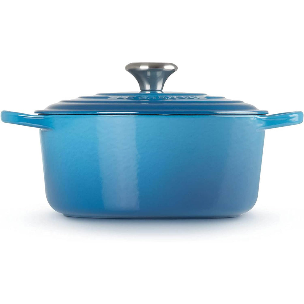 Le Creuset Enameled Cast Iron Signature Round Dutch Oven, 7.25 qt., Marseille