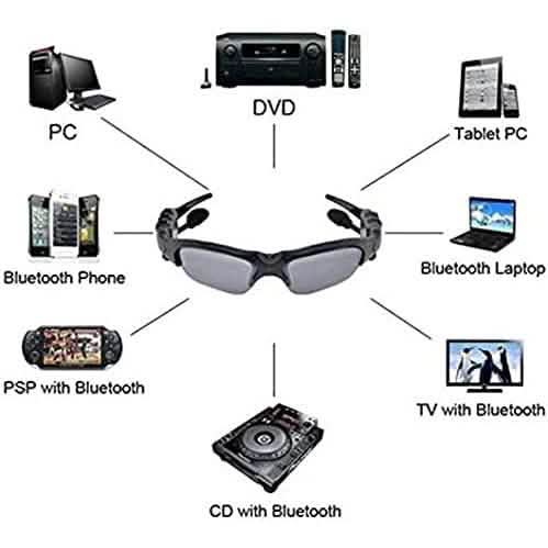 Leaden Wireless Bluetooth MP3 Sunglasses