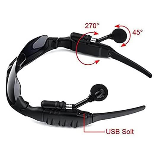 Leaden Wireless Bluetooth MP3 Sunglasses