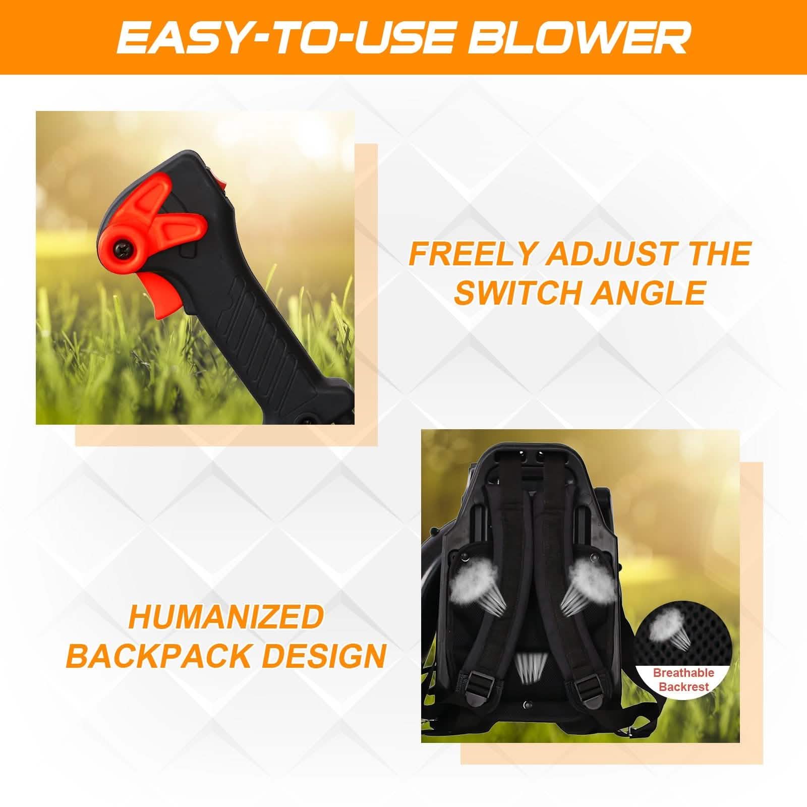 Leaf Blower Gas Powered Backpack