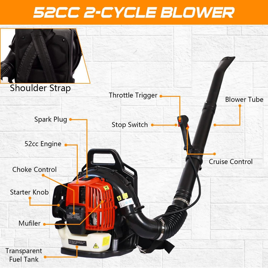 Leaf Blower Gas Powered Backpack