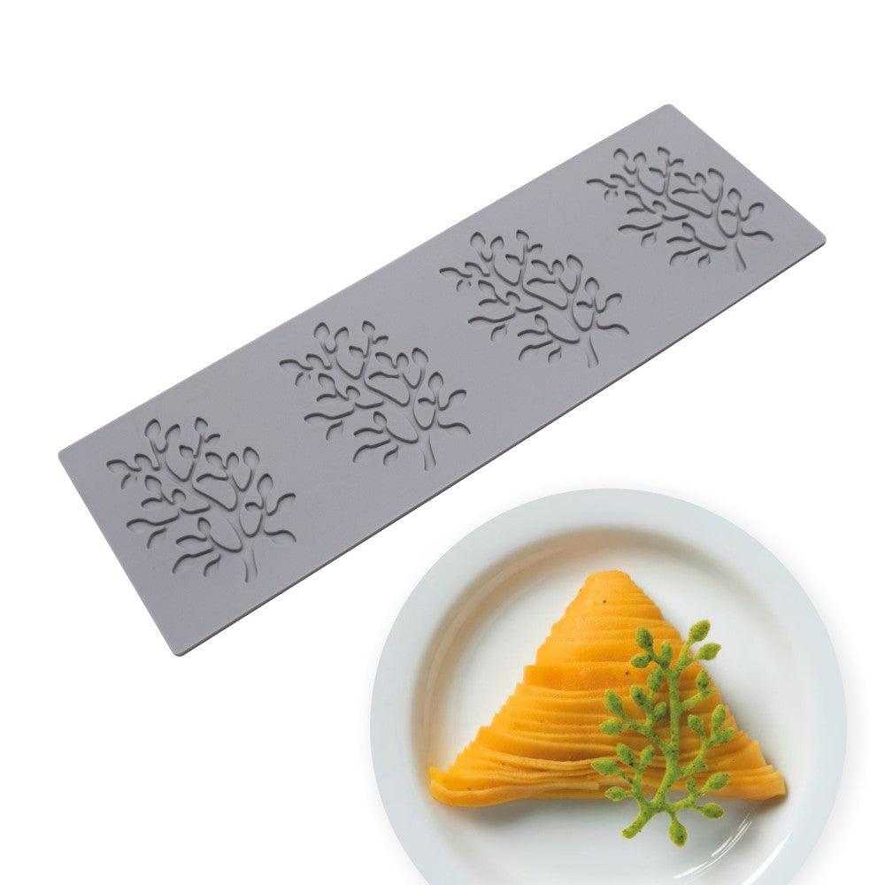 Leaf Cake Mold Coral Leaves Decorative Lace Mat Sugar Craft Silicone Pad Fondant Moulds Decorating Tools Baking Accessories Leaf Mold Fondant Leaf 3D Cake Decorations Styling Chocolate Sugar Cookie Cutter Set Silicone Mold