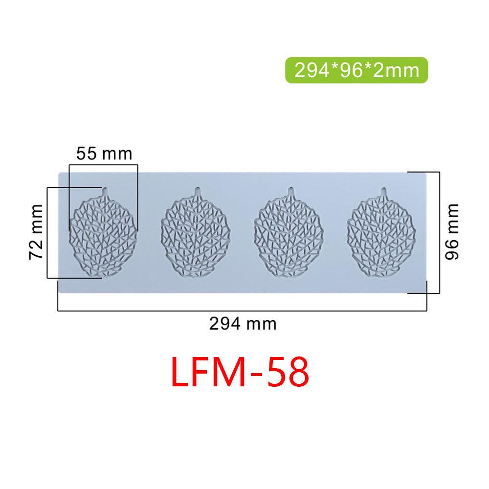 Leaf Cake Mold Coral Leaves Decorative Lace Mat Sugar Craft Silicone Pad Fondant Moulds Decorating Tools Baking Accessories Leaf Mold Fondant Leaf 3D Cake Decorations Styling Chocolate Sugar Cookie Cutter Set Silicone Mold