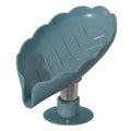 Leaf Shape Soap Box Drain Soap Holder Box Kichen Bathroom Accessories Toilet Laundry Soap Box Bathroom Supplies Tray Gadgets Soap Holder Leaf-Shape Self Draining Soap Dish Holder Not Punched Easy Clean Bar Soap Holder With Suction Cup Soap Dish