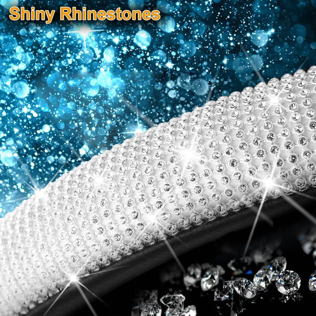 Leather Diamond Rhinestone Car SUV Steer Protector