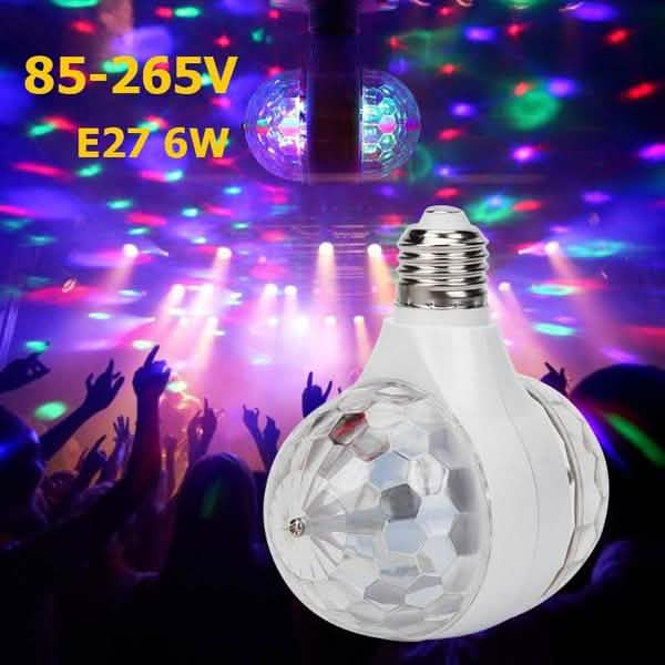 LED 6W Rotating Bulb Light
