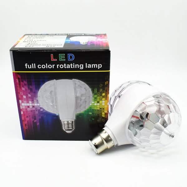 LED 6W Rotating Bulb Light