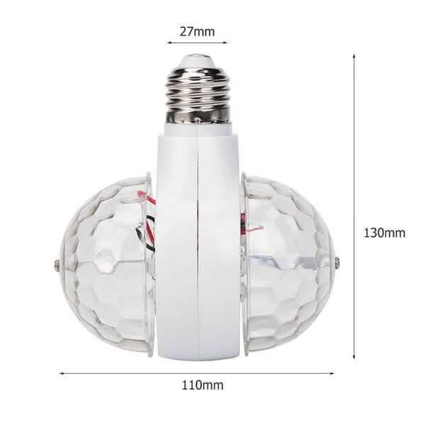 LED 6W Rotating Bulb Light
