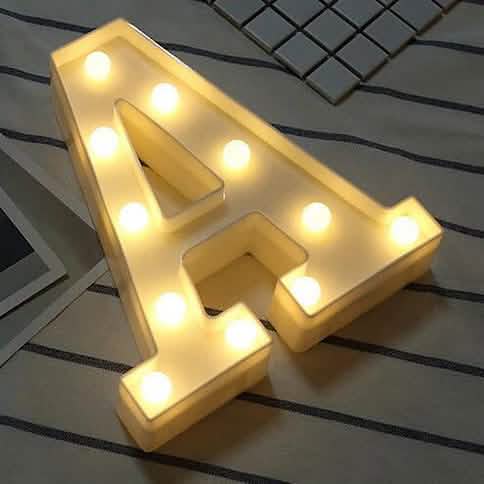 LED Alphabet Light