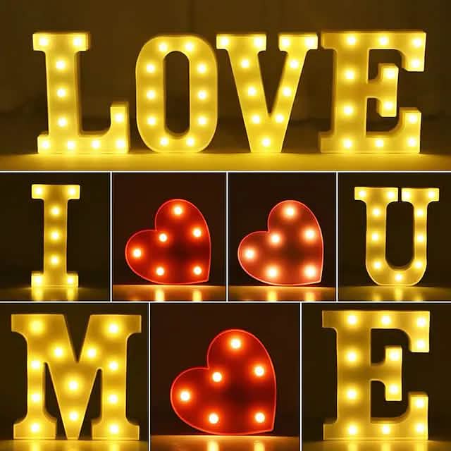 LED Alphabet Light