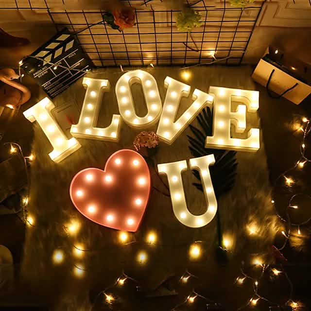 LED Alphabet Light