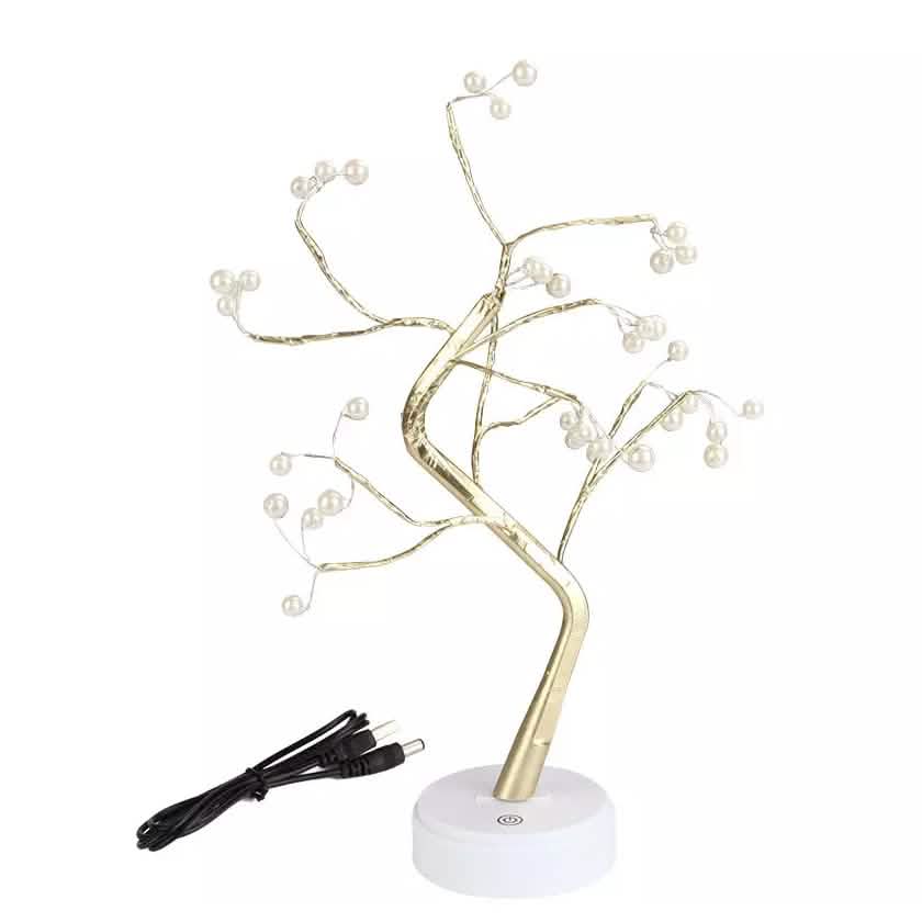 LED Artificial Twig Tree Light Tabletop Bonsai Lamp